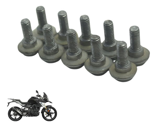 Kit C/10 Parafusos Carenagem Bmw G310 Gs 20-24 Original
