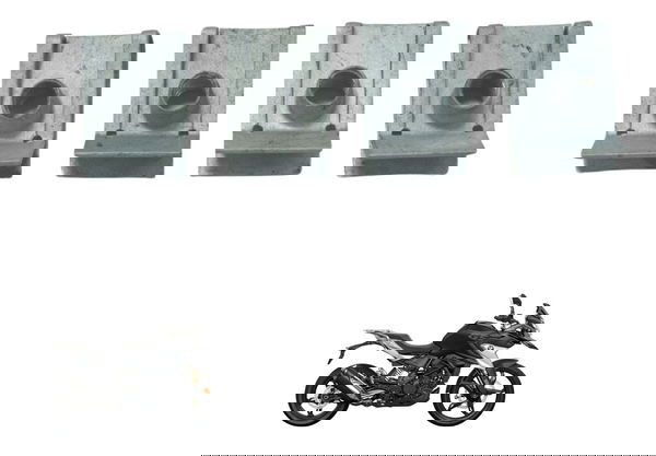 Kit C/ 4 Presilhas Carenagem Bmw G310 Gs 20-24 Original