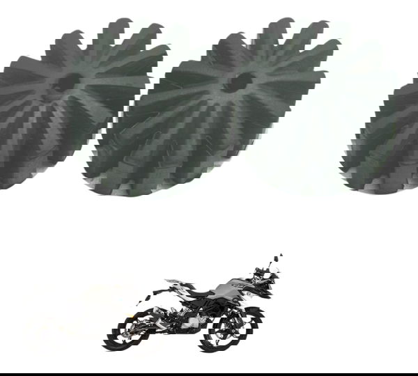 Par Borracha Suporte Tanque Bmw G 310 Gs 17-20 Original