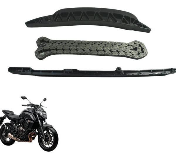 Kit Guia Tensor Corrente Comando Yamaha Mt 07 15-24 Original