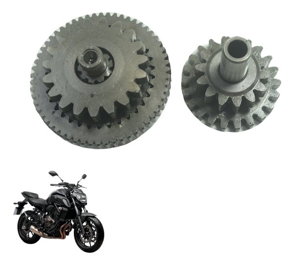 Par Engrenagem Redução Partida Yamaha Mt 07 15-24 Original