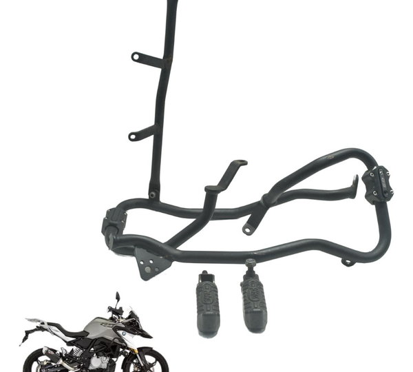 Protetor Motor C/ Detalhes Scam Bmw G310 Gs 17-20