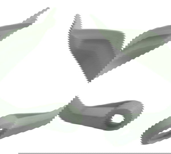 Par Protetor Punho C/ Detalhes Bmw R1250 Gs Adv 19-24 Orig Cinza Esquerdo/direito