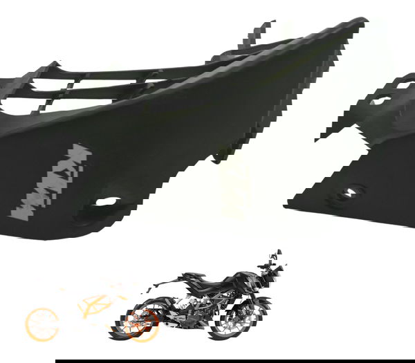 Acabamento Esq Radiador C/ Detalhes Ktm Duke 390 15-18 Orig