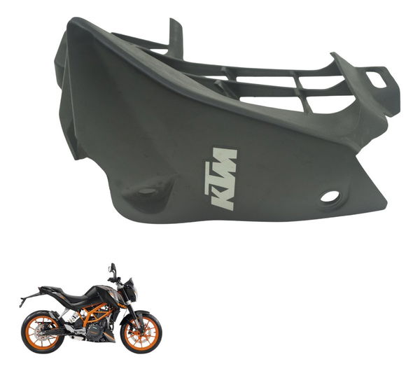 Acabamento Dir Radiador C/ Detalhes Ktm Duke 390 15-18 Orig