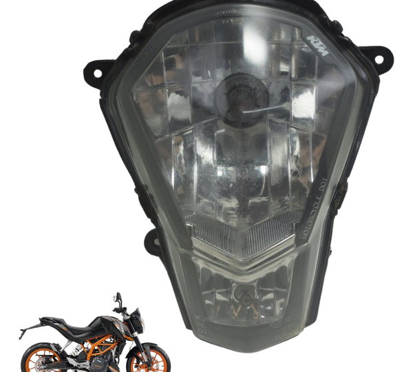 Farol C/ Avaria Ktm Duke 390 15-18 Original