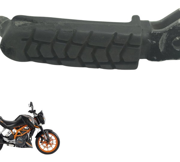 Pedaleira Dianteira Esq C/ Detalhes Ktm Duke 390 15-18 Orig