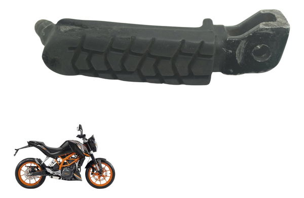 Pedaleira Dianteira Esq C/ Detalhes Ktm Duke 390 15-18 Orig