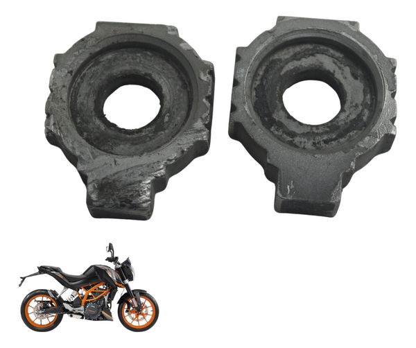 Par Esticador Corrente C/ Detalhes Ktm Duke 390 15-18 Orig