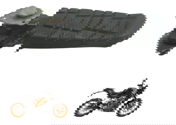 Pedaleira Traseira Direita Ktm Duke 390 15-18 Original
