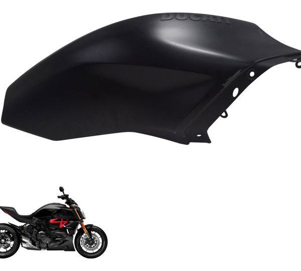 Capa Tanque Direita C/ Detalhe Ducati Diavel 1260 19-22 Orig