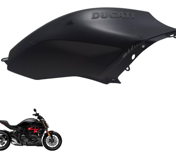 Capa Tanque Dir C/ Detalhes Ducati Diavel 1260 19-22 Orig