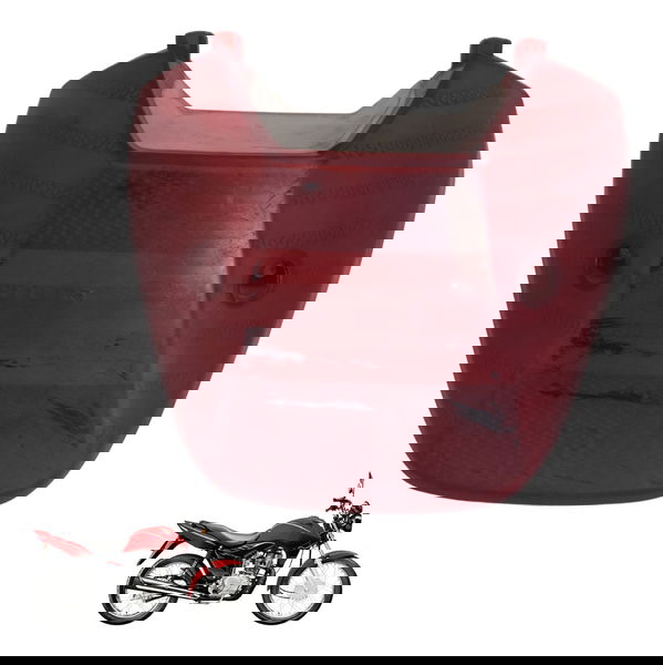 Lente Lanterna Traseira C/ Avaria Honda Cg 125 Fan 2011 Orig