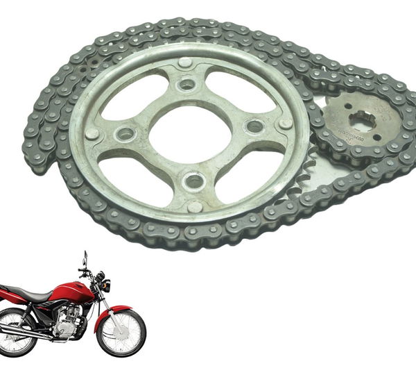 Kit Relação Paralelo Honda Cg 125 Fan 2011