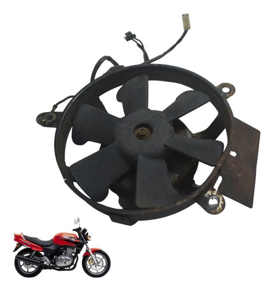Ventoinha Radiador C/ Detalhes Honda Cb 500 98-05 Original