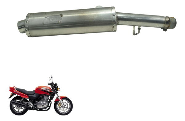 Ponteira Escape Pro Racing C/ Detalhes Honda Cb 500 98-05