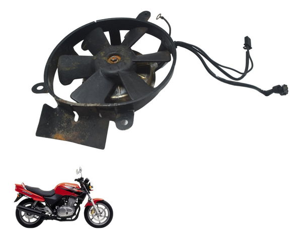 Ventoinha Radiador C/ Detalhes Honda Cb 500 98-05 Original