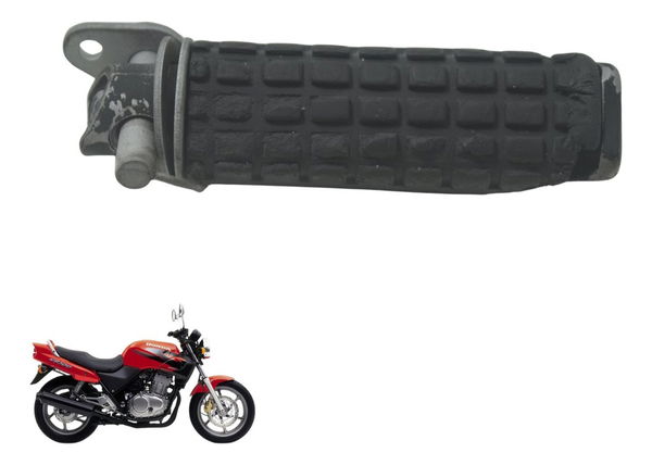 Pedaleira Traseira Esq C/ Avaria Honda Cb 500 98-05 Original