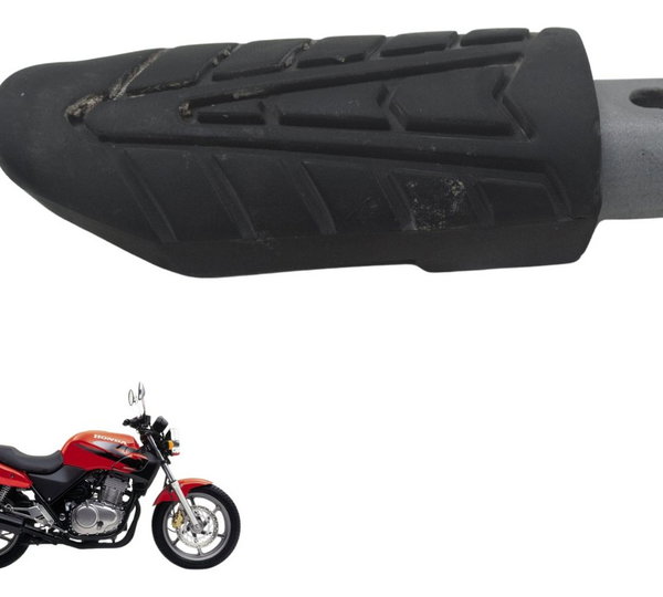 Pedaleira Traseira Esq C/ Avaria Honda Cb 500 98-05 Original