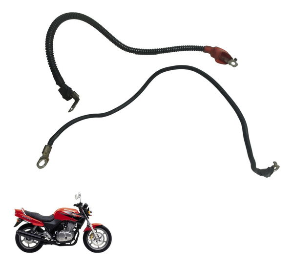 Cabo Bateria +/- Honda Cb 500 98-05 Original