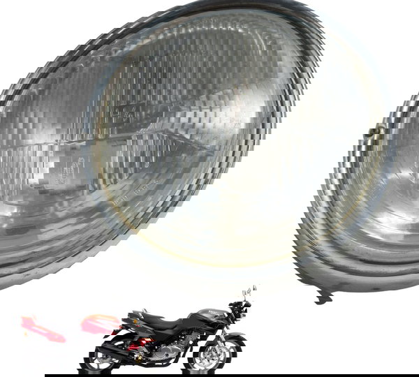 Farol Bloco Óptico C/ Detalhes Honda Cb 500 98-05 Original