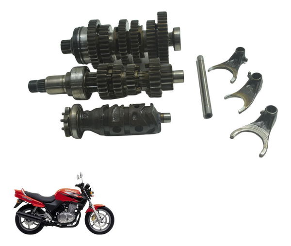 Caixa Marcha Câmbio C/ Detalhes Honda Cb 500 98-05 Orig