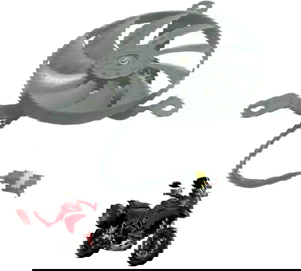 Ventoinha Radiador Dir Ducati Multistrada 1200 10-14 Orig