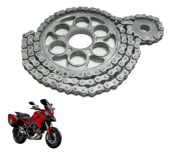 Kit Relação S/ Emenda Ducati Multistrada 1200 10-14 Original