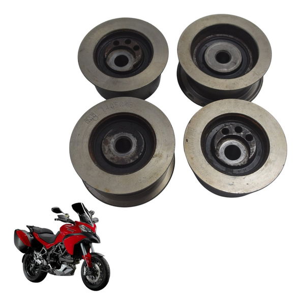 Jogo Coxim Roda Tras Ducati Multistrada 1200 10-14 Original