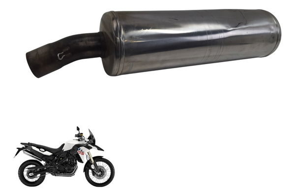 Ponteira Escape C/ Detalhes Bmw F 800 Gs 13-16 Original
