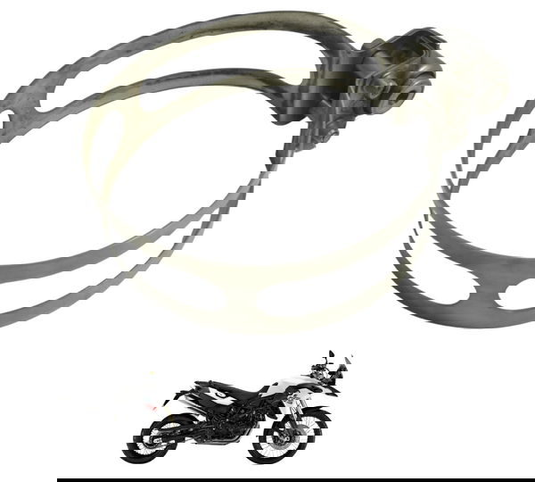 Abraçadeira Ponteira Escape Bmw F 800 Gs 13-16 Original