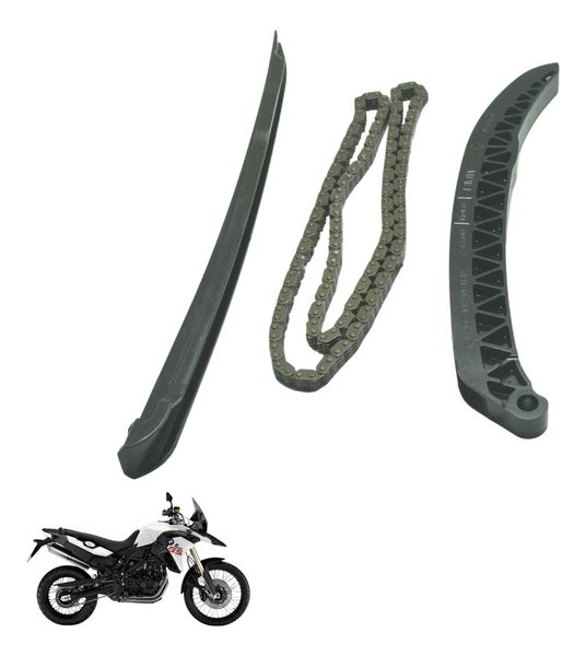 Kit Guia Tensor Corrente Comando Bmw F 800 Gs 13-16 Original