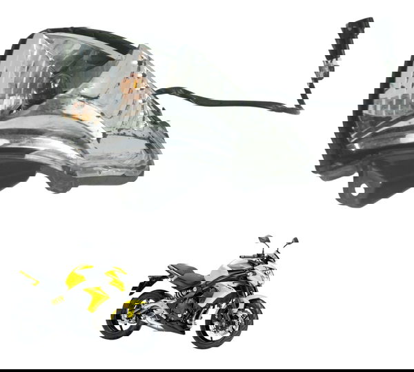 Pisca Dianteiro Esquerdo C/ Avaria Kawasaki Er6n 10-12 Orig