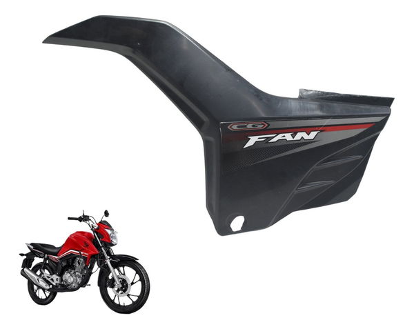 Carenagem Lateral Esquerda C/ Avaria Honda Cg 160 16-22 Orig