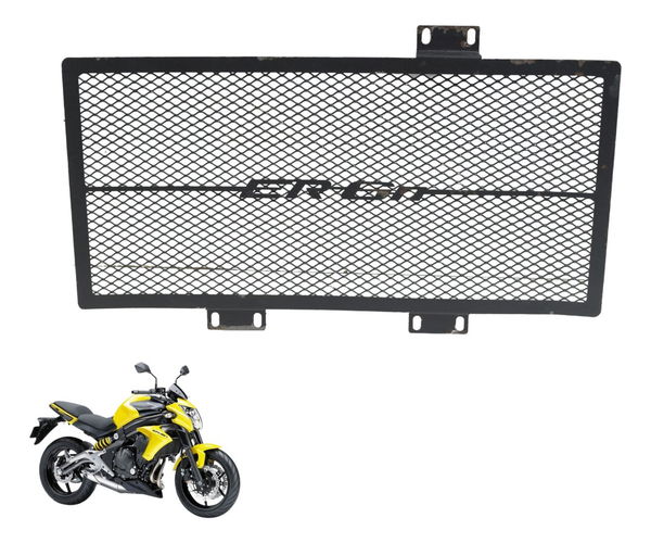 Grade Proteção Radiador C/ Detalhes Kawasaki Er6n 10-12 Orig