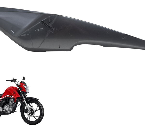 Carenagem Rabeta Esquerd C/ Detalhes Honda Cg 160 16-22 Orig