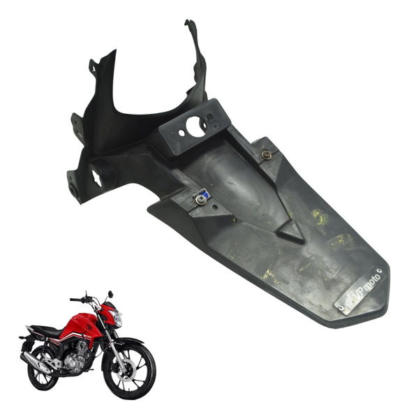 Suporte Placa Honda Cg 160 16-22 Original