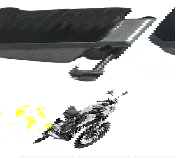 Pedaleira Tras Esq C/detalhes Kawasaki Er6n 10-12 Original