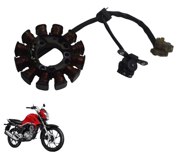Estator C/ Pulsador Honda Cg 160 16-22 Original