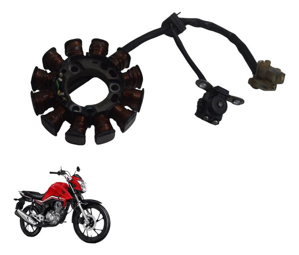 Estator C/ Pulsador Honda Cg 160 16-22 Original