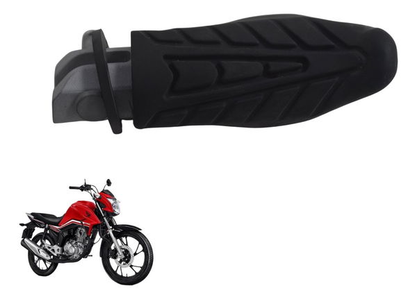 Pedaleira Traseira Esq C/ Detalhes Honda Cg 160 16-22 Orig