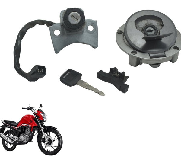 Kit Chave Ignição C/ Avaria Honda Cg 160 16-22 Original