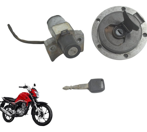 Kit Chave Ignição C/ Avaria Honda Cg 160 16-22 Original