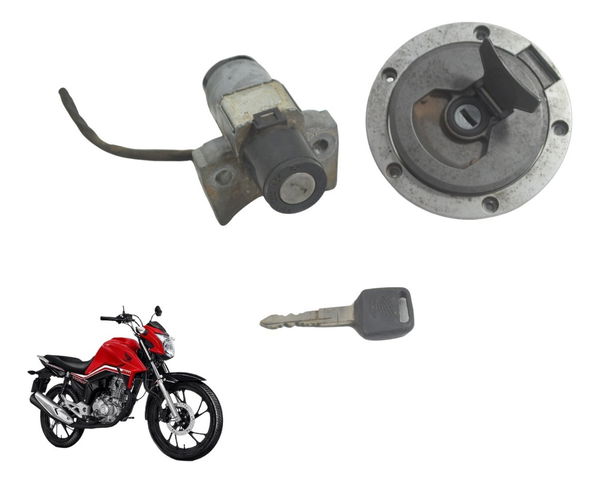 Kit Chave Ignição C/ Avaria Honda Cg 160 16-22 Original
