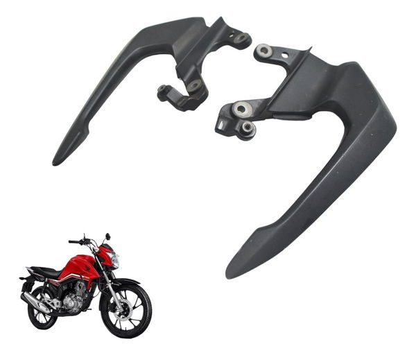 Par Alça Traseira C/ Detalhes Honda Cg 160 16-22 Original