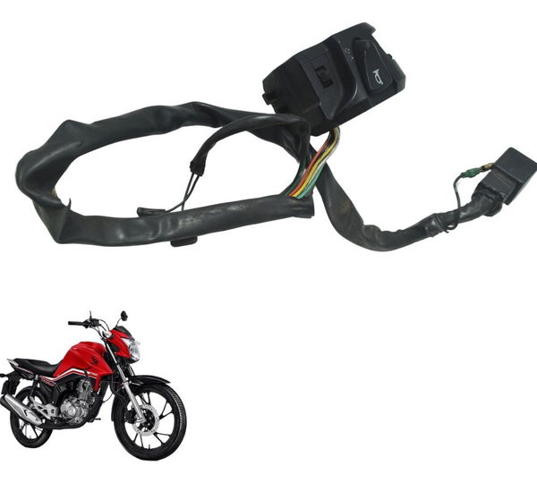 Chave Punho Luz C/ Avaria Honda Cg 160 16-22 Original