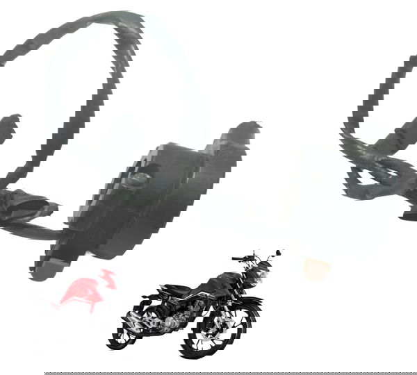 Chave Punho Partida C/ Detalhes Honda Cg 160 16-22 Original