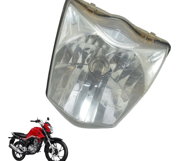 Farol C/ Detalhes Honda Cg 160 16-22 Original