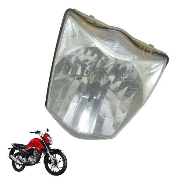 Farol C/ Detalhes Honda Cg 160 16-22 Original