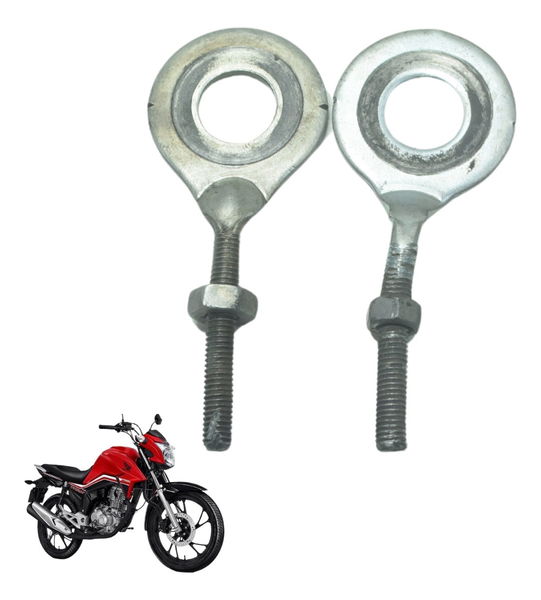 Par Esticador Corrente C/ Detalhes Honda Cg 160 16-22 Orig